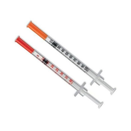 Фото товара Шприц 0,5 мл инсулиновый BD U-100 с интегрированной иглой 0,33 x 12,7 мм (29 G)