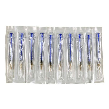 Фото товара Шприц 1 мл туберкулиновый с надетой иглой 0,45х12-26G SFM 100 шт/уп