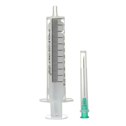 Фото товара Шприц 10 мл ДВУХКОМПОНЕНТНЫЙ SFM, одноразовый стерильный с иглой 0,80х40-21Gx1 1/2" (блистер), 100 шт/уп
