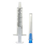 Фото товара Шприц 2 мл ДВУХКОМПОНЕНТНЫЙ SFM, одноразовый стерильный с иглой 0,60х30-23Gx1 1/4" (блистер), 100 шт/уп