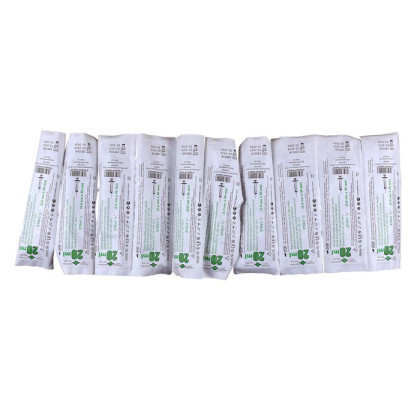 Фото товара Шприц 20мл. (3-х) SFM, одноразовый стерильный с иглой 0,80 х 40 - 21G (блистер), 50 шт