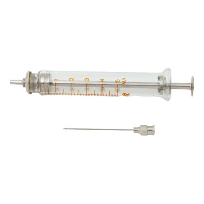 Фото товара Шприц инъекцион мн прим 5 см3 5-1-10:100-А-М-Ск /1цилиндр (разборный)