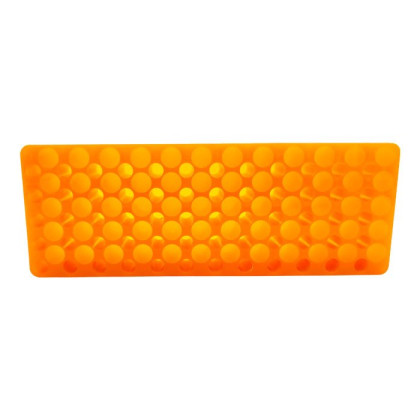 Штатив на 60 лунок, для микропробирок 0,5/1,5-2 мл, оранжевый Фото товара Штатив на 60 лунок, для микропробирок 0,5/1,5-2 мл, оранжевый