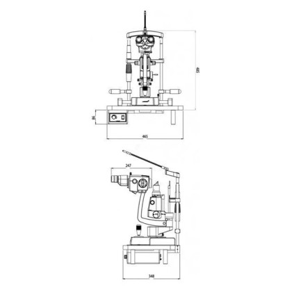Щелевая лампа Labomed eVO 300 со встроенным делителем луча Фото товара Щелевая лампа Labomed eVO 300 со встроенным делителем луча