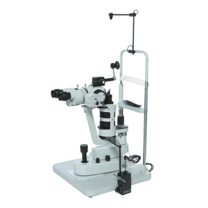 Щелевая лампа SL-P-03 с тонометром и видеоадаптером Фото товара Щелевая лампа SL-P-03 с тонометром и видеоадаптером