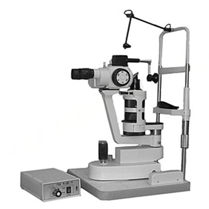Щелевая лампа SL-P-06 с адаптером Фото товара Щелевая лампа SL-P-06 с адаптером