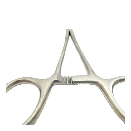 Щипцы геморроидальные окончатые изогнутые 215 мм Фото товара Щипцы геморроидальные окончатые изогнутые 215 мм