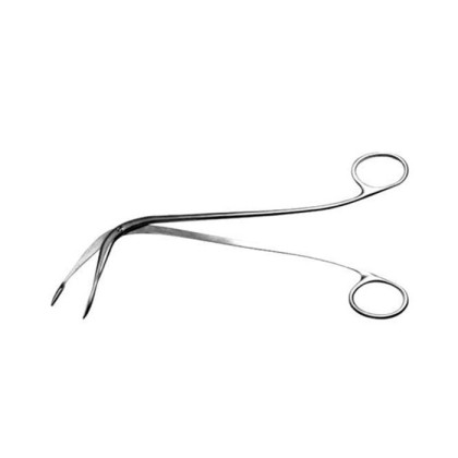 Щипцы гортанные для извлечения инородных тел изогнутые 200 мм Фото товара Щипцы гортанные для извлечения инородных тел изогнутые 200 мм