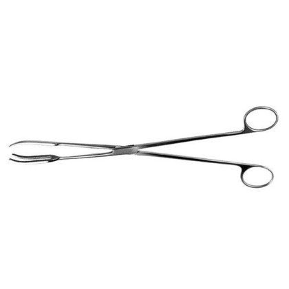 Щипцы д/взятия инструментов, прямые, 280 мм Фото товара Щипцы д/взятия инструментов, прямые, 280 мм