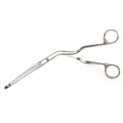 Щипцы д/тампонирования горла и глотки, большие, 184 мм Фото товара Щипцы д/тампонирования горла и глотки, большие, 184 мм