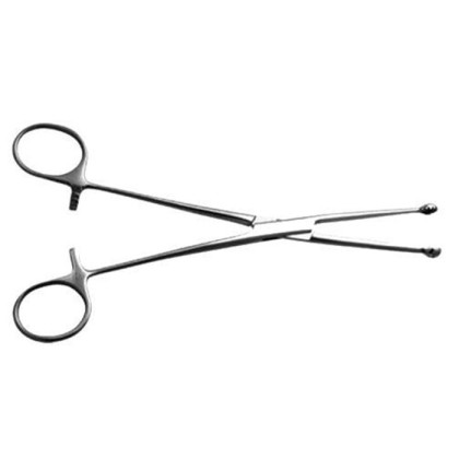 Щипцы для захватывания и удержания миндалин прямые 185 мм Тумботино Фото товара Щипцы для захватывания и удержания миндалин прямые 185 мм Тумботино