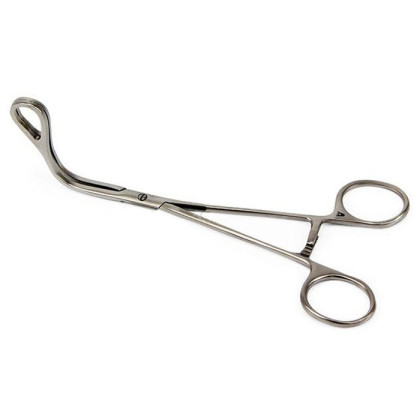 Щипцы для захватывания легкого, изогнутые, детские, 207 мм Фото товара Щипцы для захватывания легкого, изогнутые, детские, 207 мм