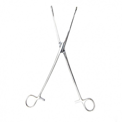 Щипцы для удаления плодного яйца с кремальерой, прямые, с шириной губок 14 мм, 260 мм. Surgiwell Фото товара Щипцы для удаления плодного яйца с кремальерой, прямые, с шириной губок 14 мм, 260 мм. Surgiwell