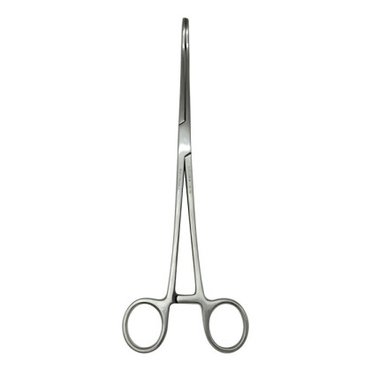 Щипцы для удаления плодного яйца, прямые, с шириной губок 12 мм на 250мм Фото товара Щипцы для удаления плодного яйца, прямые, с шириной губок 12 мм на 250мм