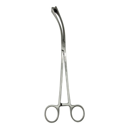 Щипцы маточные 3-хзубые, изогнутые 260 мм Фото товара Щипцы маточные 3-хзубые, изогнутые 260 мм