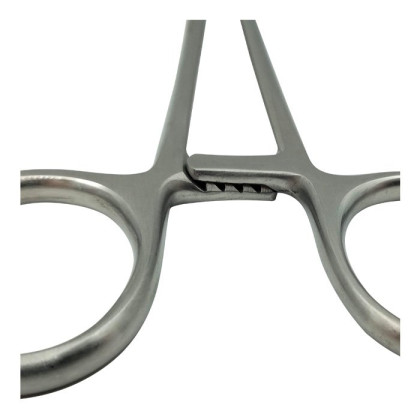 Щипцы маточные 3-хзубые, изогнутые 260 мм Фото товара Щипцы маточные 3-хзубые, изогнутые 260 мм