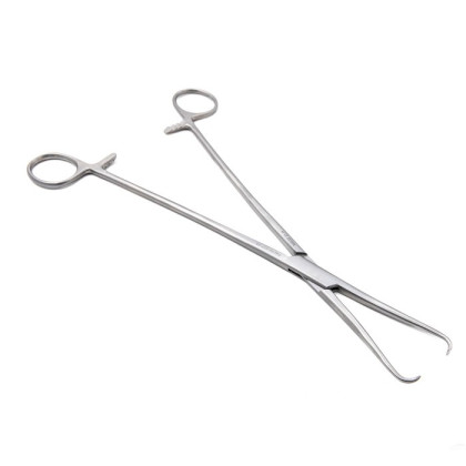 Фото товара Щипцы медицинские SCHRÖDER, маточные однозубые для оттягивания тела матки, прямые, 250 мм (Щ-24р), МИЗТ