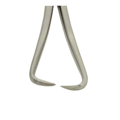 Фото товара Щипцы однозубые для оттягивания шейки матки (пулевые) 250мм