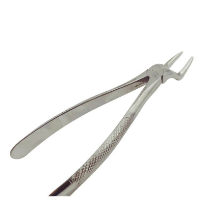 Щипцы с узкими губками для удаления корней зубов верхней челюсти № 51А Surgicon Фото товара Щипцы с узкими губками для удаления корней зубов верхней челюсти № 51А Surgicon