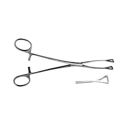 Щипцы-зажимы окончатые д/захвата сосудов, 214 мм Фото товара Щипцы-зажимы окончатые д/захвата сосудов, 214 мм