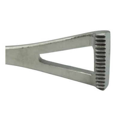 Щипцы-зажимы окончатые для захватывания сосудов 214мм Фото товара Щипцы-зажимы окончатые для захватывания сосудов 214мм