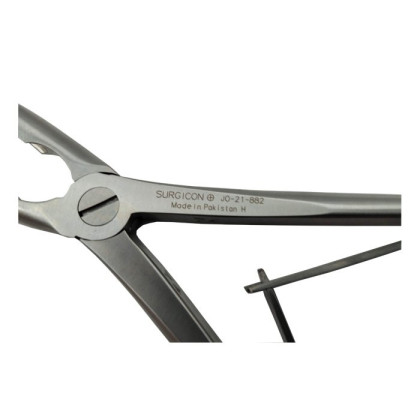 Щипцы-кусачки костные с круглыми губками изогнутые Фото товара Щипцы-кусачки костные с круглыми губками изогнутые