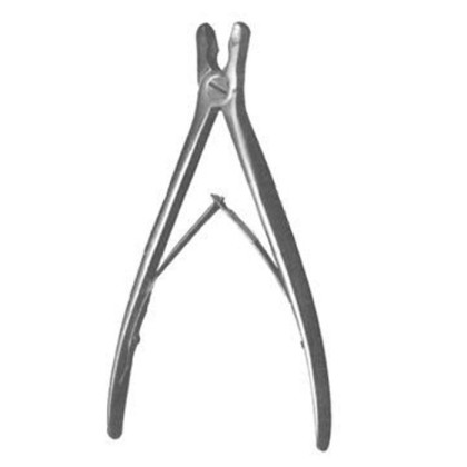 Щипцы-кусачки костные с круглыми губками прямые Фото товара Щипцы-кусачки костные с круглыми губками прямые