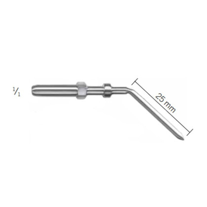 Электрод-ланцет, изогнутый , длина 25мм KLS Martin Фото товара Электрод-ланцет, изогнутый , длина 25мм KLS Martin