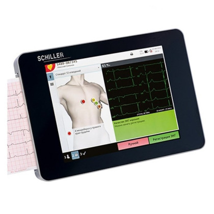 Фото товара Электрокардиограф 6/12-канальный Cardiovit FT-1 ETM (программа измерений и интерпретации)
