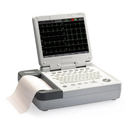 Электрокардиограф SE-12 Express 12-канальный Фото товара Электрокардиограф SE-12 Express 12-канальный