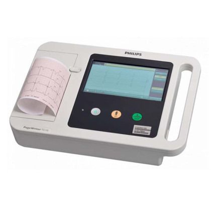 Электрокардиограф цифровой PageWriter TC 10 с экраном Philips Фото товара Электрокардиограф цифровой PageWriter TC 10 с экраном Philips